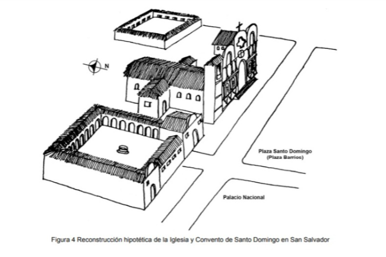Antiguo templo Santo Domingo de San Salvador