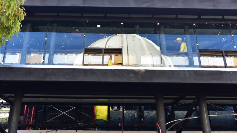 ML construcción plaza universitaria centro san salvador