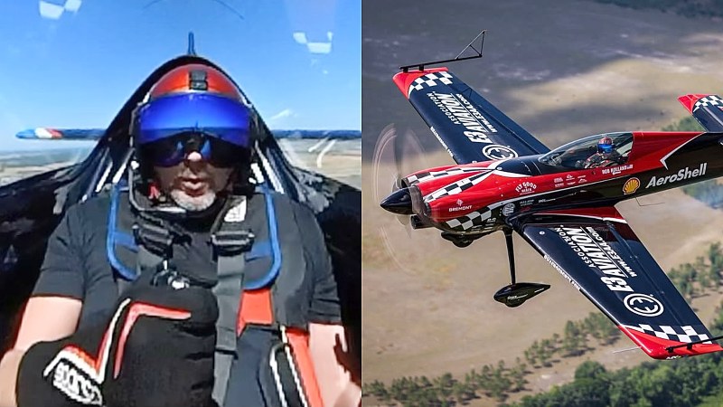 Rob Holland, participó en dos ediciones del Ilopango Air Show. Murió a los 50 años, antes de participar en un espectáculo aéreo. / 