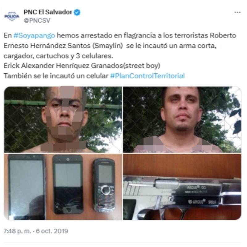 Pandillero capturado Mexico