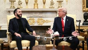 presidentes bukele y trump