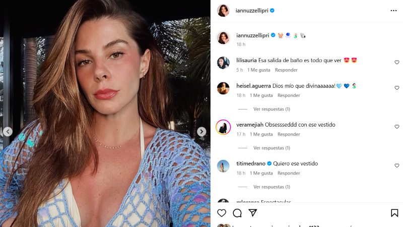 Priscilla, hija de Mónica Casamiquela, también es madre de familia.