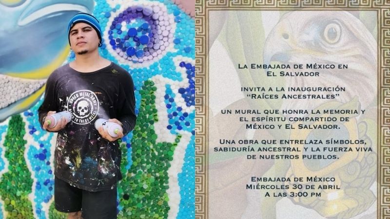La Embajada de México en El Salvador inaugurará el mural 