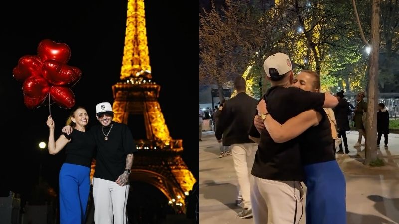 El Ricky le regaló a su mamá un viaje por Francia para su cumpleaños número 62. / 