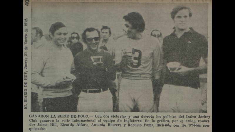 Roberto Poma Izalco Jockey Club
