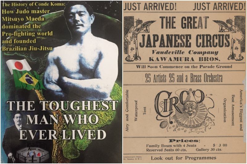 1. El Conde Koma ha merecido libros biográficos en varios idiomas. 2. Con anuncios pegados en paredes, impresos en periódicos o distribuidos de mano en mano, el Circo Japonés comunicaba su llegada y sus precios en moneda local.
