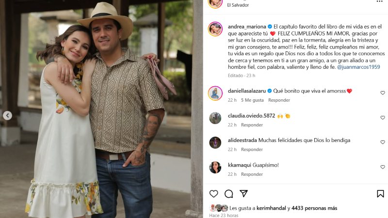 Andrea y Juan Marcos se casaron el pasado mes de febrero.
