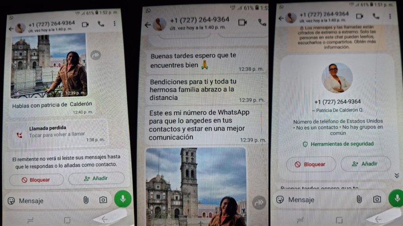 Billy Calderón y su esposa mostraron pruebas del fraude.