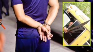 La PNC adelantó que el hombre sería remitido por amenazas y conducción peligrosa. Foto: Referencia/Cortesía