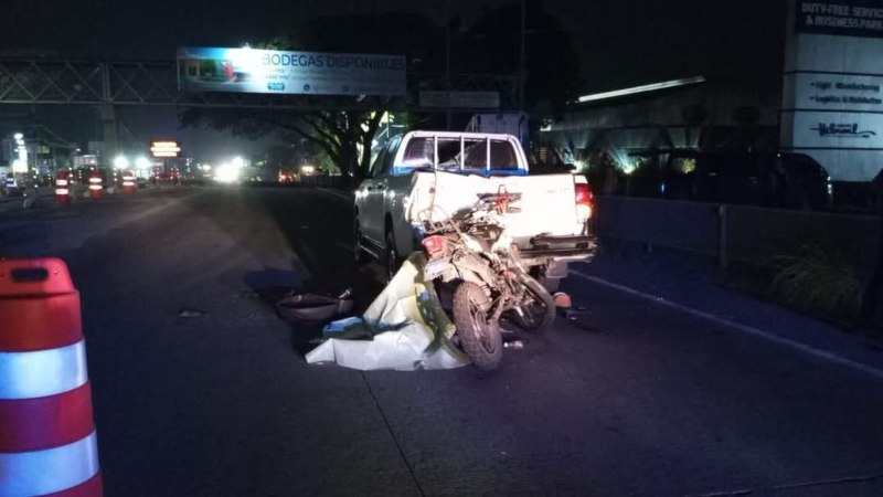 El accidente ocurrió pasadas las 11:00 de la noche en sentido al occidente del país. Foto: Cortesía