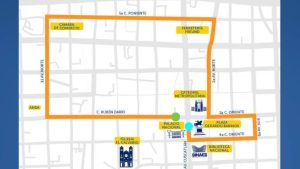Cierre de calles en el Centro Histórico