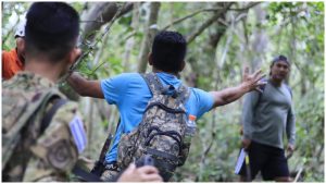 Esta semana se reportó a un turista extraviado en el volcán Chichontepec. Foto / Cortesía Alcaldía de Zacatecoluca