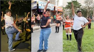 Cristian Ábrego, instructor de cachiporristas