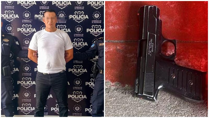 El hombre fue grabado cometiendo el delito en un agroservicio. Foto / Cortesía PNC