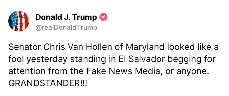 publicacion Trump