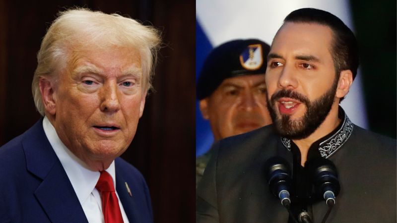 Nayib Bukele y Donald Trump