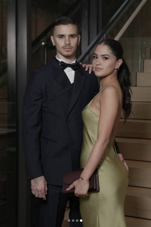 Romeo Beckham y Kim Turnbull 