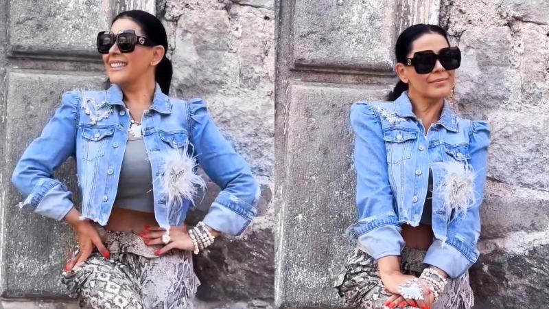 Verónica Guerrero sigue sorprendiendo con su estilo. Este fue uno de los looks que lució en su viaje a Antigua Guatemala.  / 