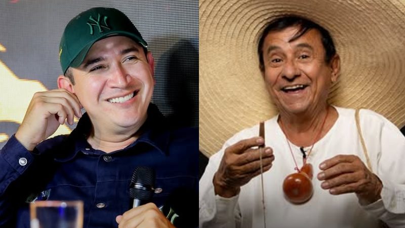 Wichito demostró el respeto que siente por el personaje de El Cipitío. / 