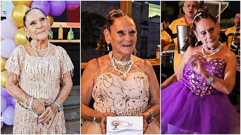 Yajaira lució tres vestidos diferentes durante su fiesta de cumpleaños.  / 