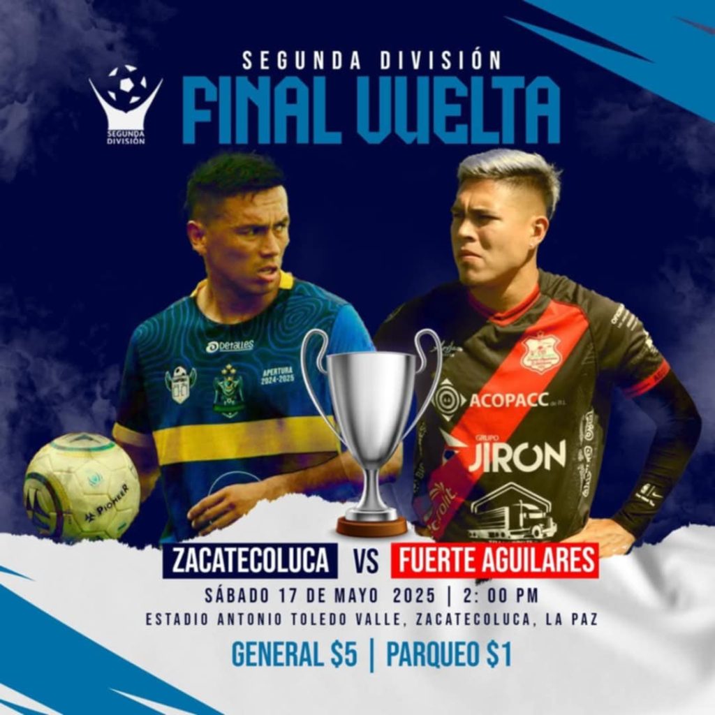 Afiche Segunda Division final de vuelta