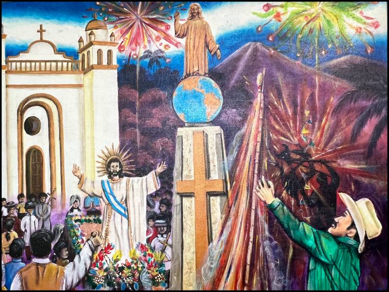 Arte del pintor Carlos Ruiz en Italia