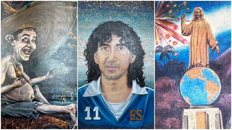 Arte del pintor Carlos Ruiz en Italia