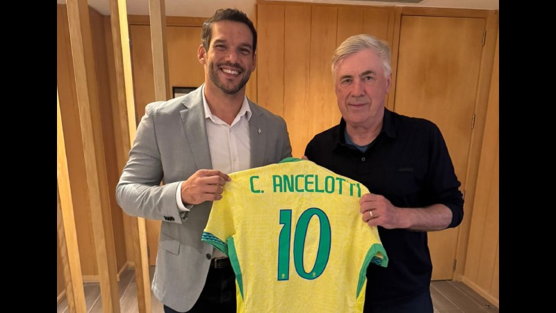 Carlo Ancelotti Presentacion Brasil