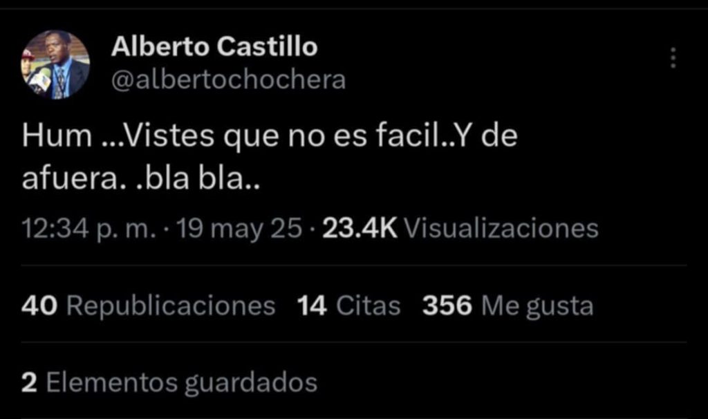 Chochera Castillo publicacion X FAS