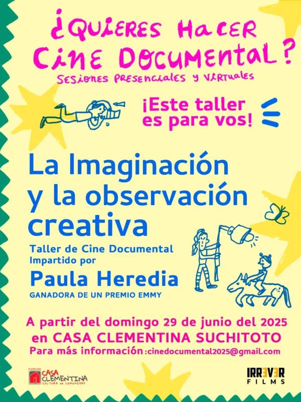 Convocatoria taller cine documental