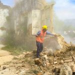 Demolición-controlada-muro perimetral-Hospital- San Juan de Dios-Santa Ana