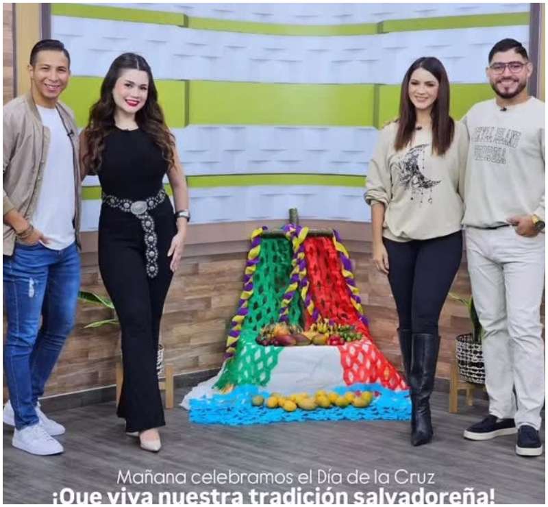 Dia de la cruz- presentadores tv- Buenos dias oriente