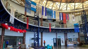 Estado del Mercado Cuscatlán que luce con deterioro