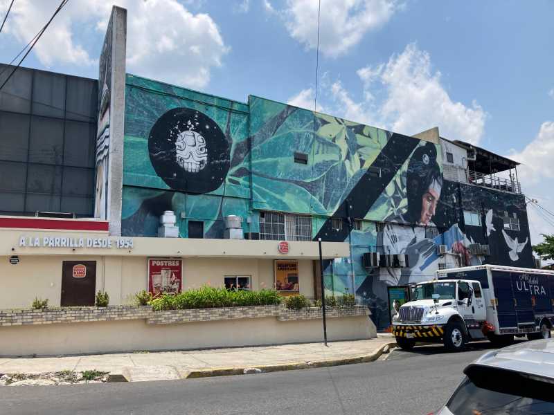 Estado del Mercado Cuscatlán que luce con deterioro