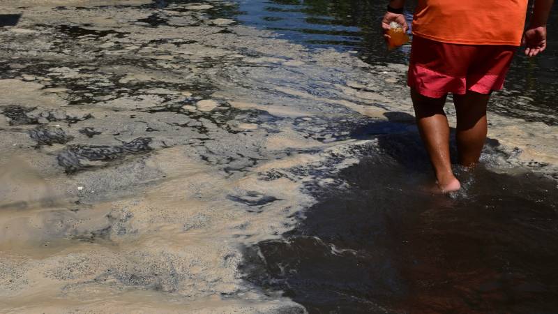 Marea Alta en El Majahual el Puerto de la Libertad, La Libertad.Marea Alta en El Majahual el Puerto de la Libertad, La Libertad.