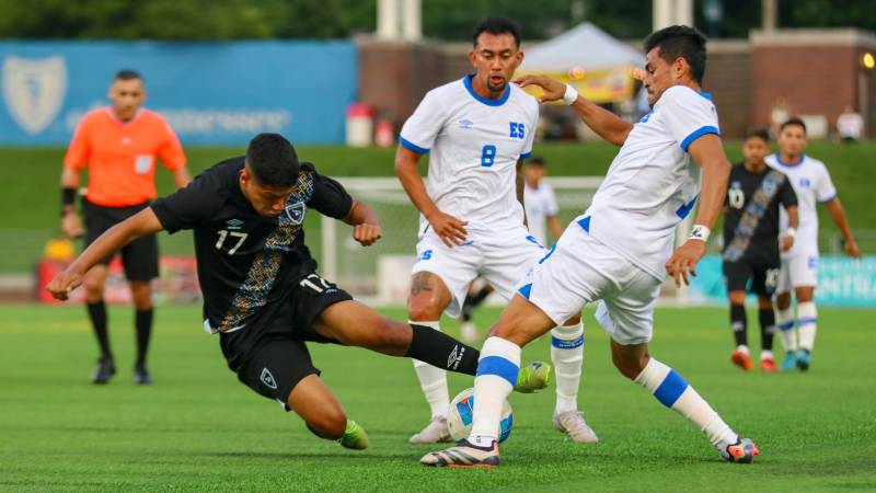 Guatemala gana 1 a 0 El Salvador en el pimer tiempo en Chattanooga Tennessee en Estados Undios.
Foto EDH/ Cortesía La Selecta  / 