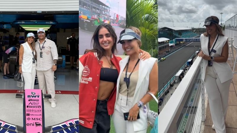 Elena Villatoro disfrutó una experiencia única en la F1 Miami Grand Prix. / 