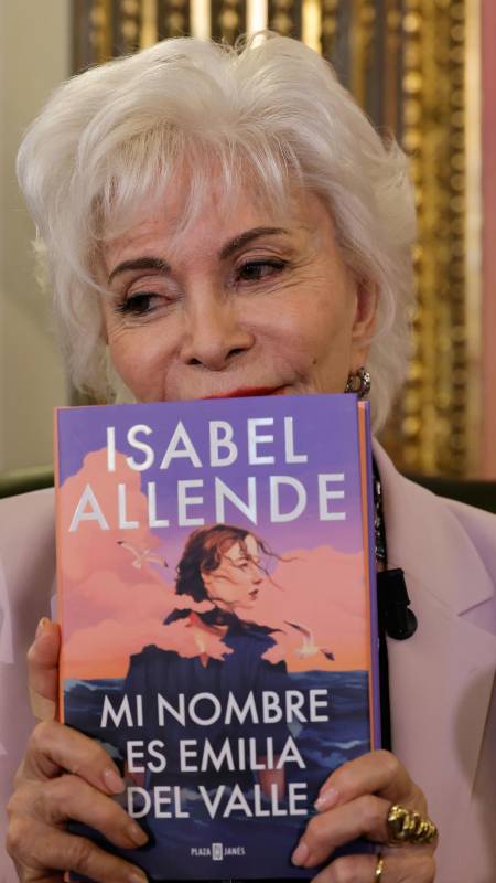 Escritora Isabel Allende en Madrid 2025