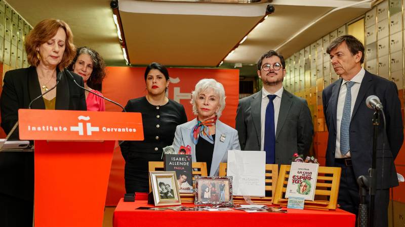 Escritora Isabel Allende en Madrid 2025