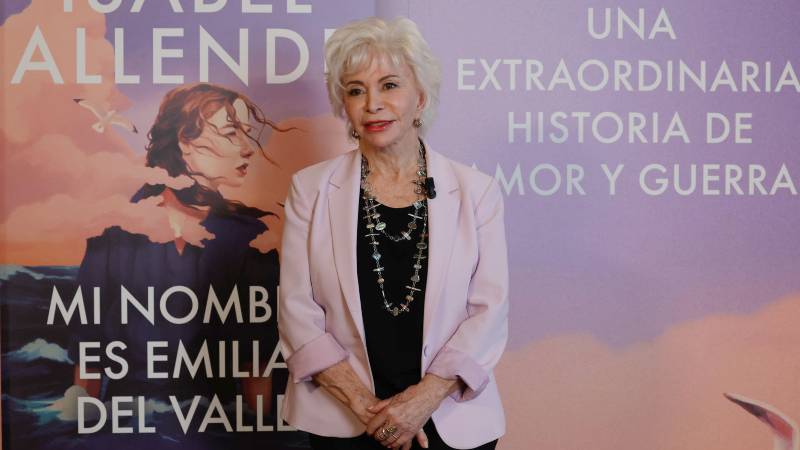 Escritora Isabel Allende en Madrid 2025