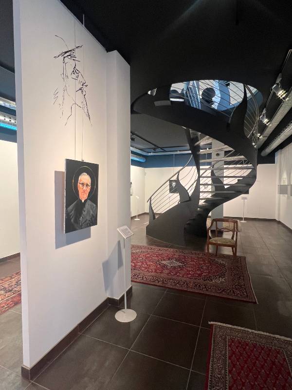 Exposicion Martires de Gothy Lopez en Italia