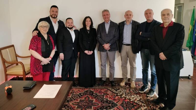 Exposicion Martires de Gothy Lopez en Italia
