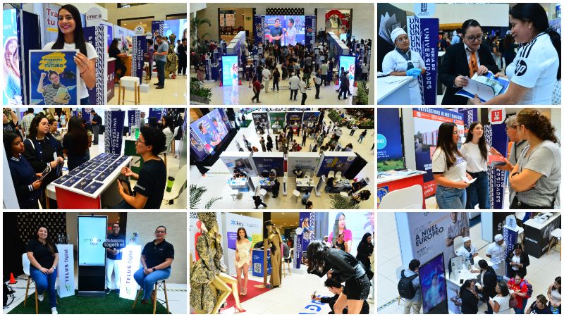 El Diario de Hoy y elsalvador.com organizaron la Feria de Universidades más importante del país. La actividad se llevó a cabo en las instalaciones del centro comercial Multiplaza y fue visitada por decenas de jóvenes. / 