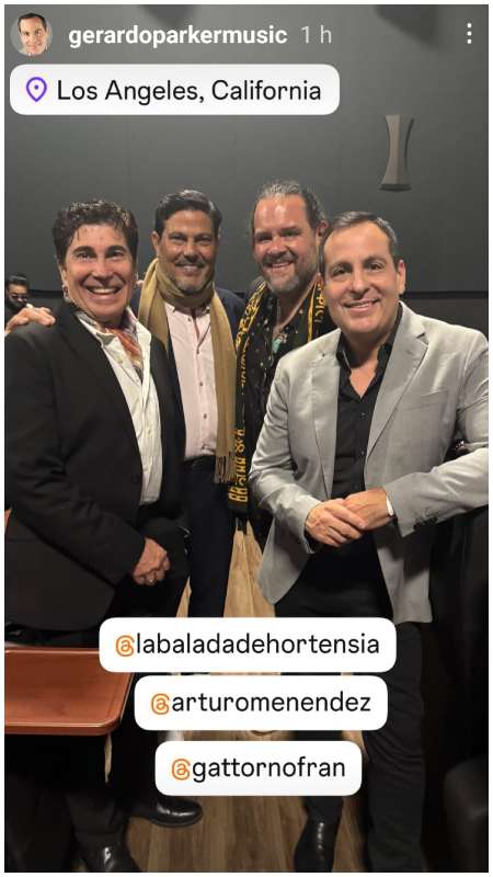 Gerardo Parker- Julio Yudice- Arturo Menendez- Francisco Gattorno-La balada de Hortencia