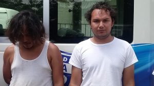 Los hermanos Valencia Murcia fueron capturados en octubre de 2019. Foto: PNC