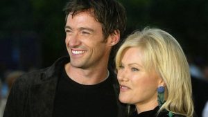 Hugh Jackman con su exesposa Deborra Lee Furness