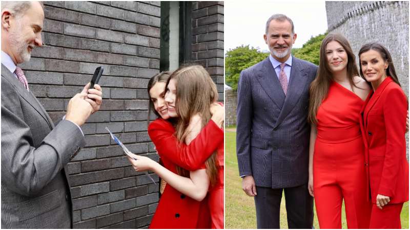 Infanta Sofia- reyes de Espana- Felipe VI - Letizia