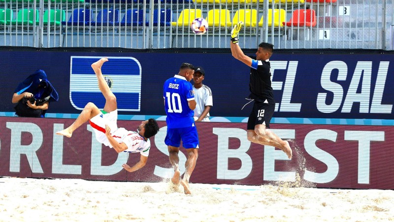 Italia venció 5-0 a la Selecta Playera, que quedó eliminada del Mundial de Seychelles. Foto EDH/Cortesía Indes.