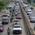 trafico entrada san salvador bulevar integracion