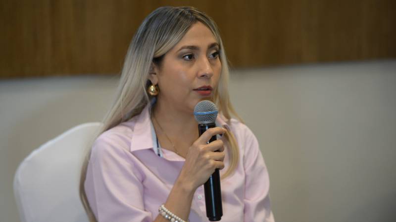 Andrea Aguilar, una persona luchando contra el cáncer de mama. 
Foto EDH/Jorge Reyes / 